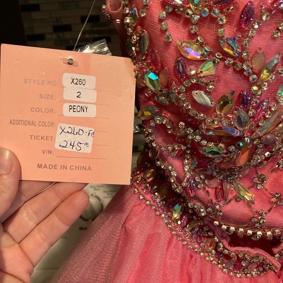 Never worn , some bead work that needs fixed . Shown in pictures. Asking $120 - Picture 2 of 4